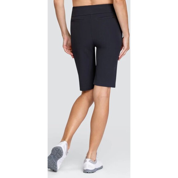 Tail White Label Women's Golf Fitted Shorts Size 2 Black Clean Front Pieced NWT - Picture 2 of 10
